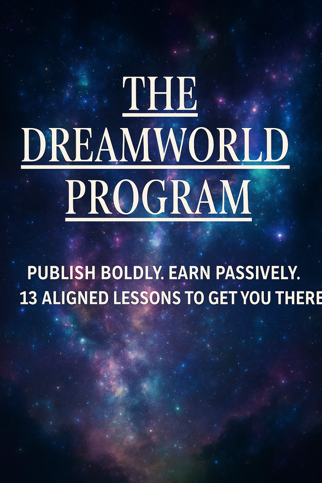 The DreamWorld Passive Income Program: Build A Business That Makes You Up To $1,000 A Day With Books